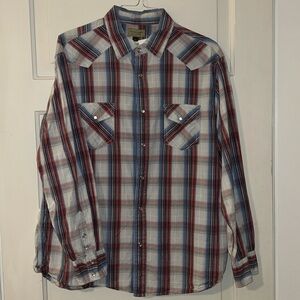 Sonoma vintage plaid button down shirt